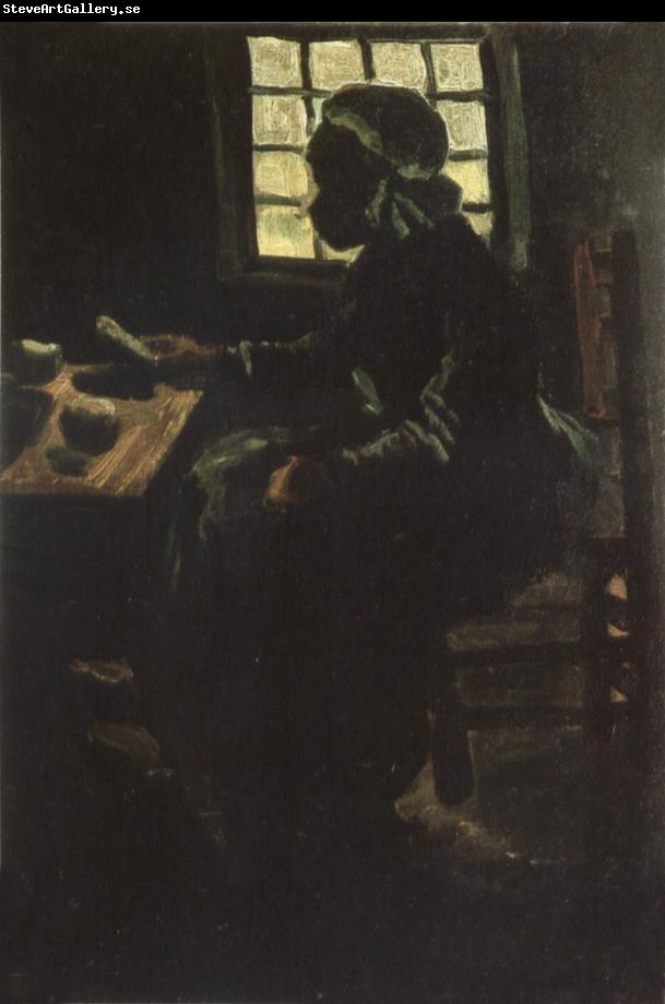 Vincent Van Gogh Peasant Woman Taking her Meal (nn04)